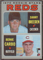 1970 Topps Baseball Cards      036      Rookie Stars-Danny Breeden-Bernie Carbo RC